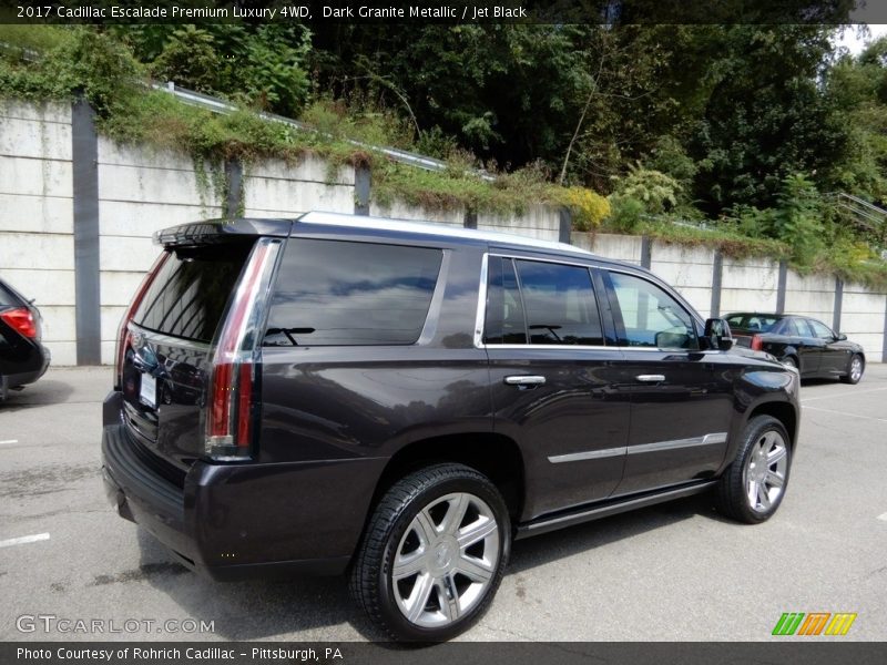 Dark Granite Metallic / Jet Black 2017 Cadillac Escalade Premium Luxury 4WD