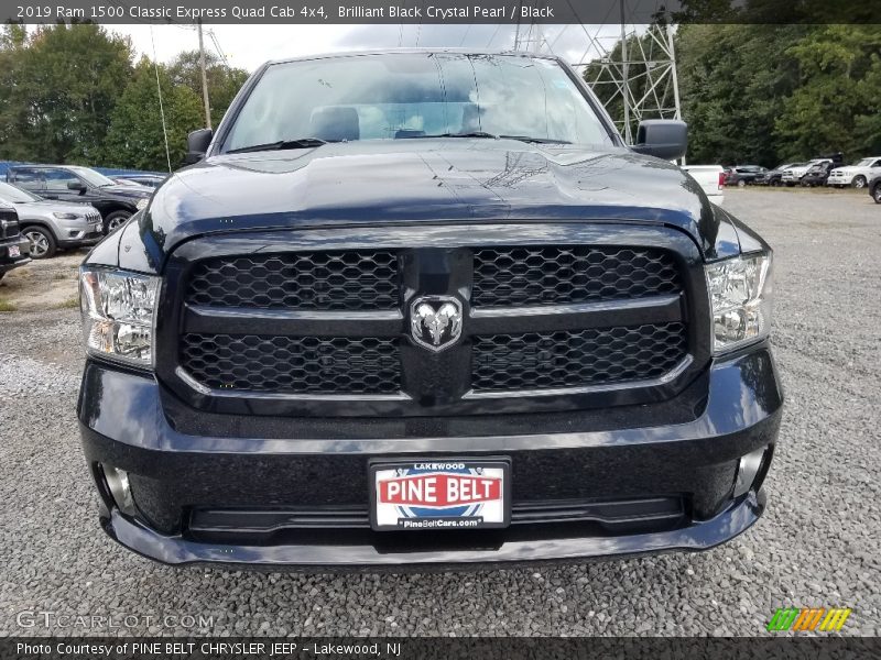 Brilliant Black Crystal Pearl / Black 2019 Ram 1500 Classic Express Quad Cab 4x4