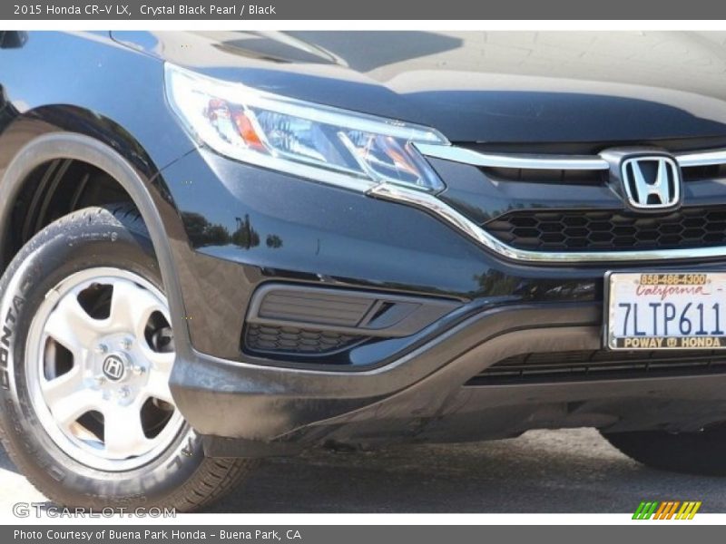 Crystal Black Pearl / Black 2015 Honda CR-V LX