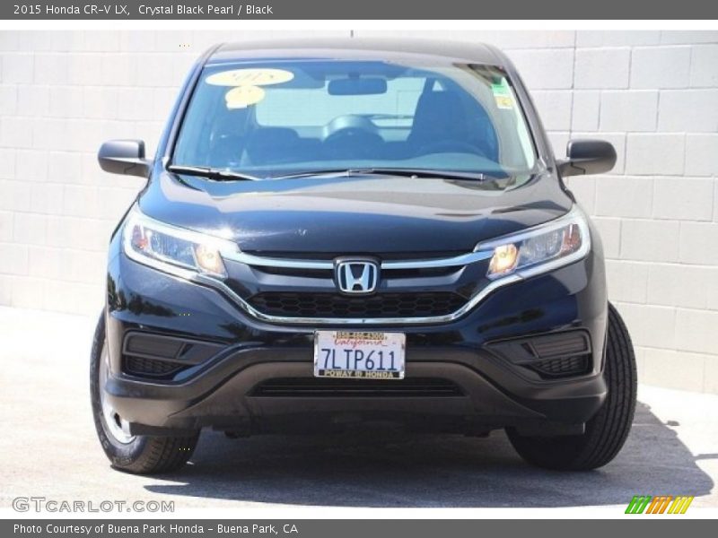 Crystal Black Pearl / Black 2015 Honda CR-V LX