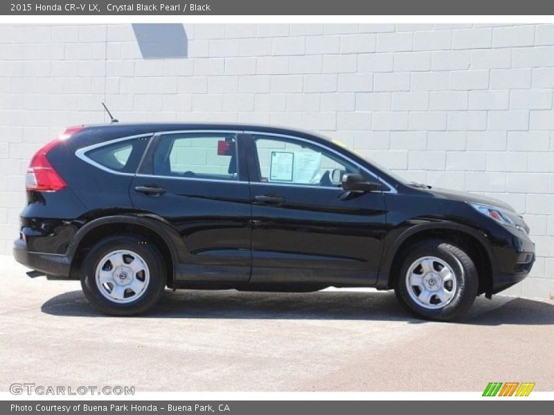 Crystal Black Pearl / Black 2015 Honda CR-V LX