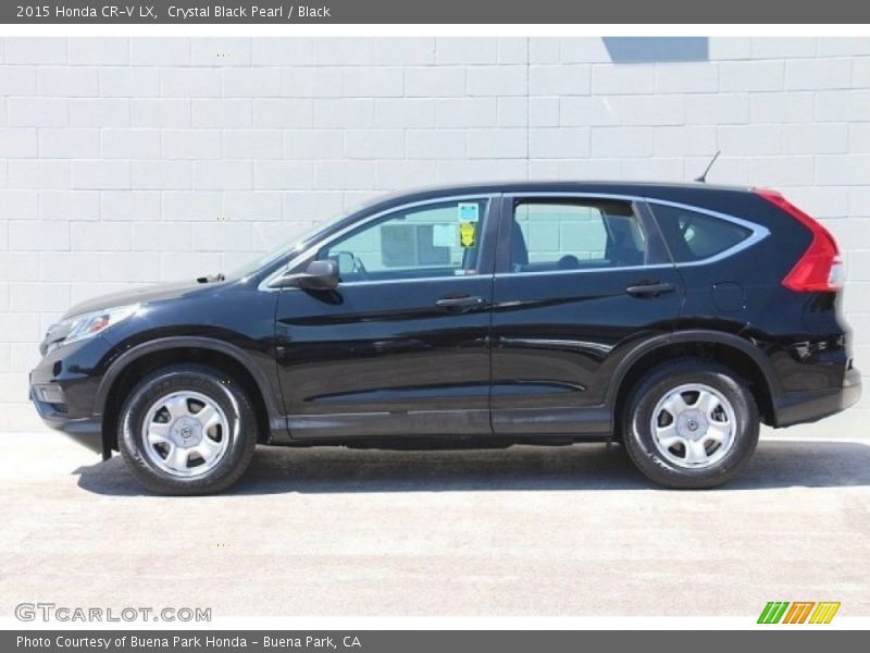 Crystal Black Pearl / Black 2015 Honda CR-V LX