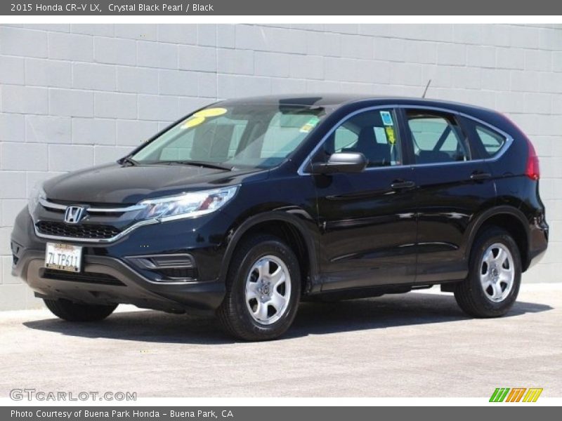 Crystal Black Pearl / Black 2015 Honda CR-V LX