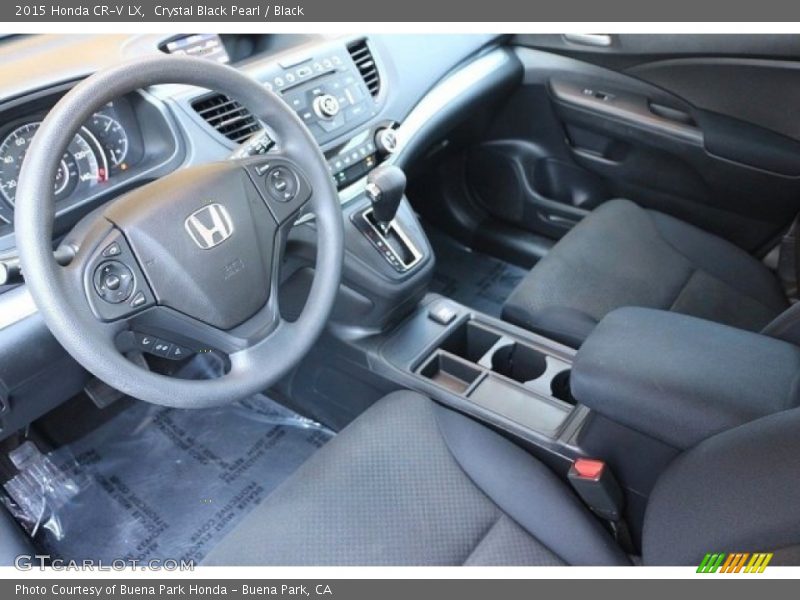 Crystal Black Pearl / Black 2015 Honda CR-V LX