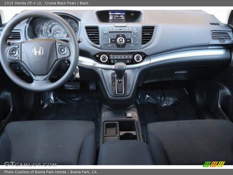 Crystal Black Pearl / Black 2015 Honda CR-V LX