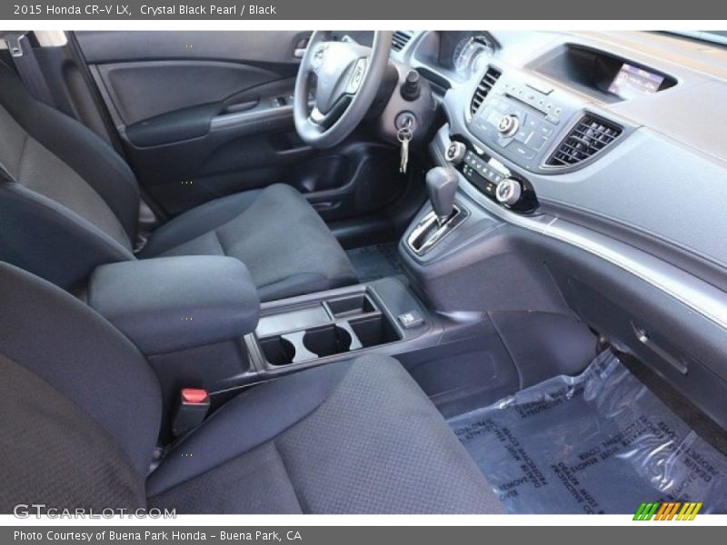 Crystal Black Pearl / Black 2015 Honda CR-V LX