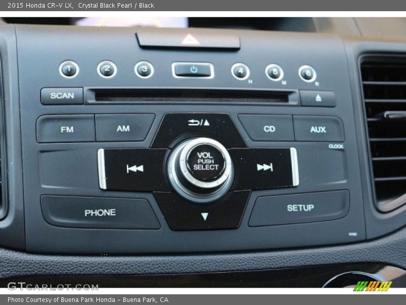 Crystal Black Pearl / Black 2015 Honda CR-V LX
