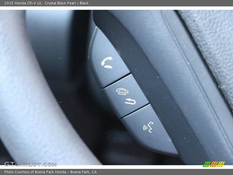 Crystal Black Pearl / Black 2015 Honda CR-V LX