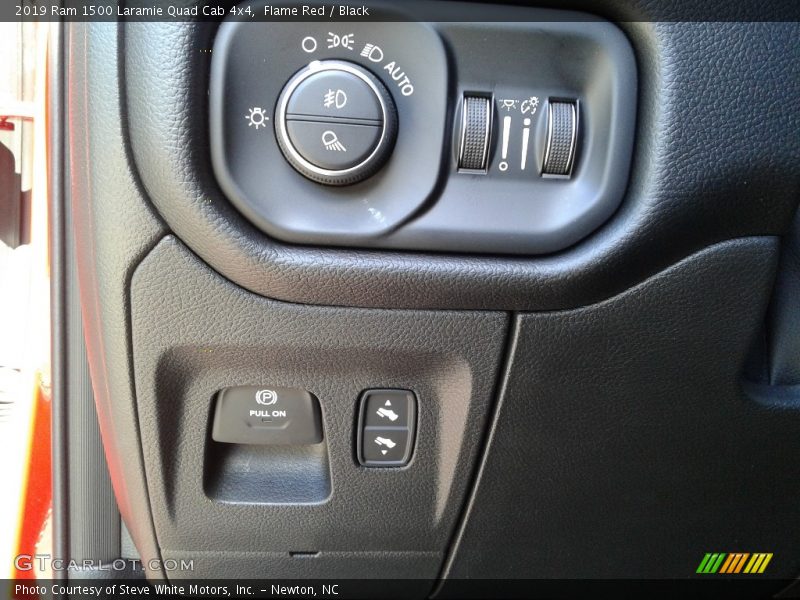 Controls of 2019 1500 Laramie Quad Cab 4x4