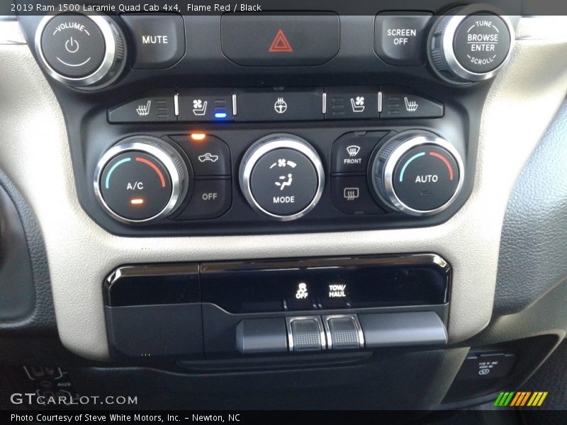 Controls of 2019 1500 Laramie Quad Cab 4x4