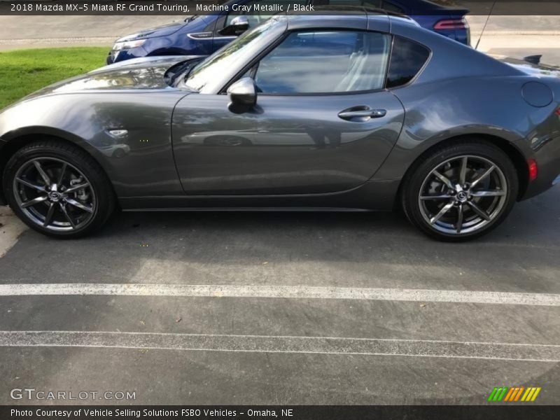 Machine Gray Metallic / Black 2018 Mazda MX-5 Miata RF Grand Touring