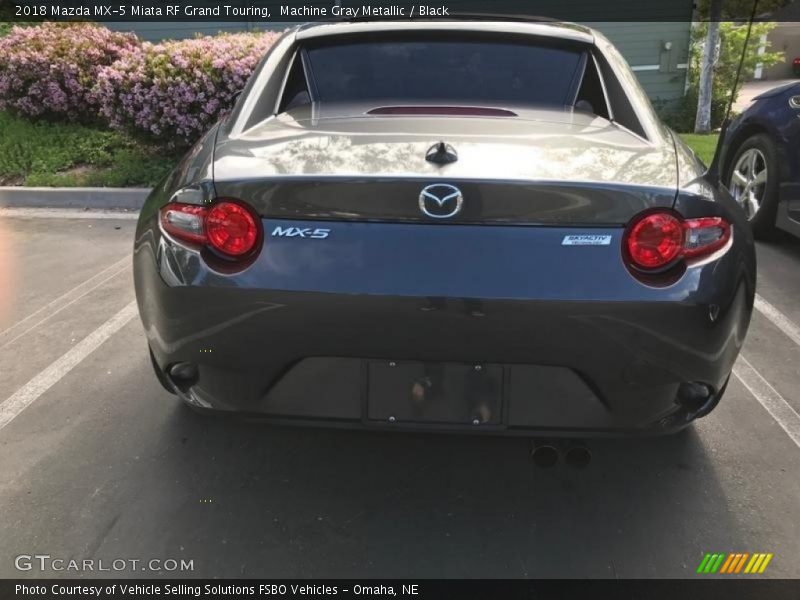 Machine Gray Metallic / Black 2018 Mazda MX-5 Miata RF Grand Touring