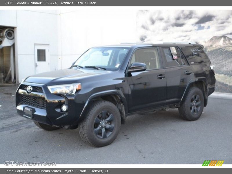 Attitude Black / Black 2015 Toyota 4Runner SR5 4x4