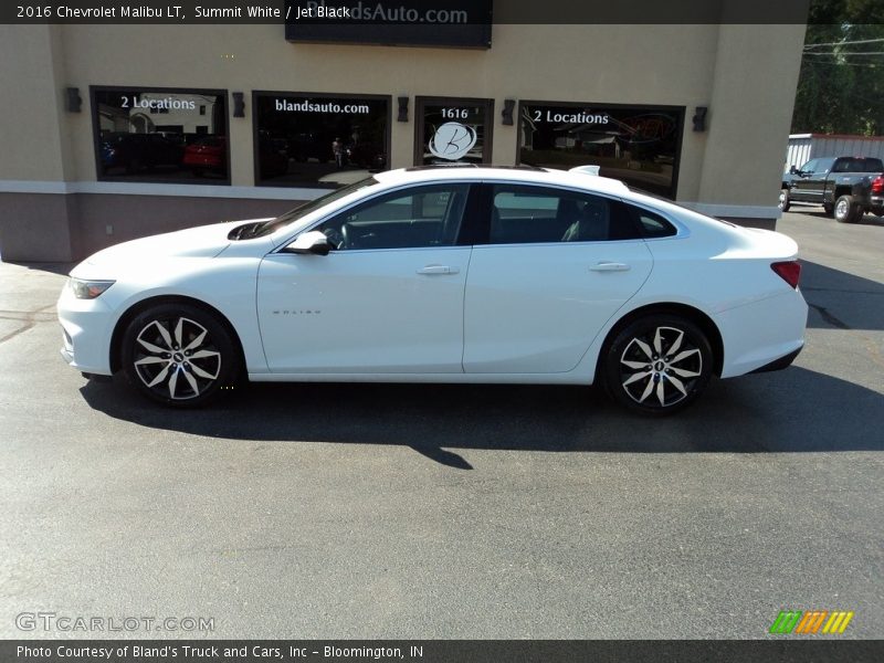 Summit White / Jet Black 2016 Chevrolet Malibu LT