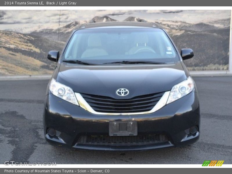 Black / Light Gray 2014 Toyota Sienna LE