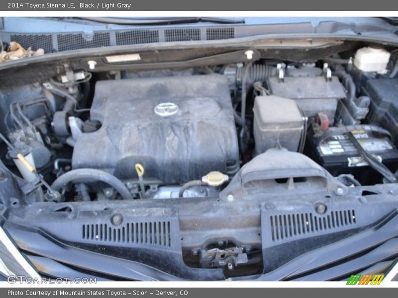 Black / Light Gray 2014 Toyota Sienna LE