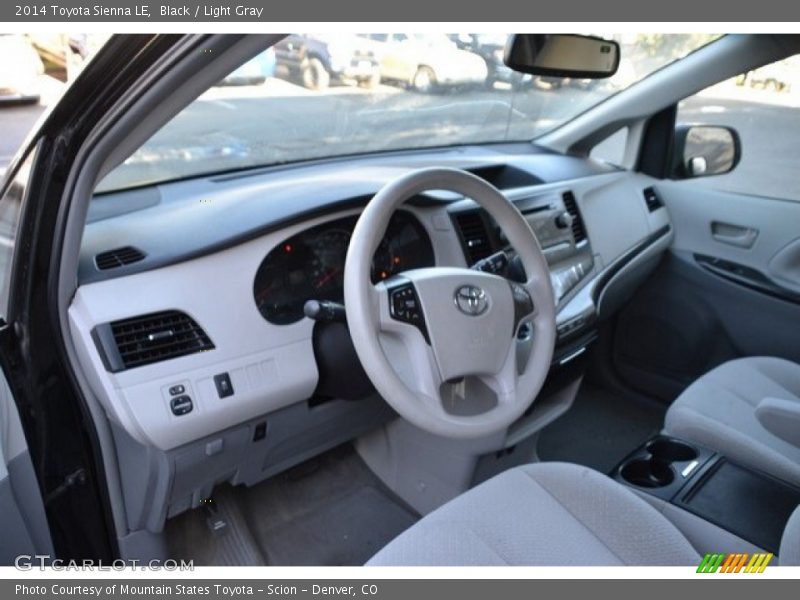 Black / Light Gray 2014 Toyota Sienna LE