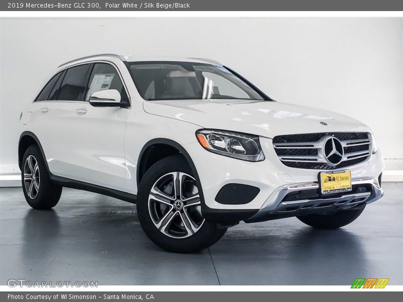 Polar White / Silk Beige/Black 2019 Mercedes-Benz GLC 300