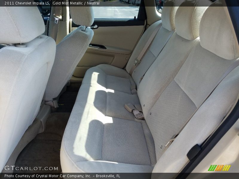 Gold Mist Metallic / Neutral 2011 Chevrolet Impala LS