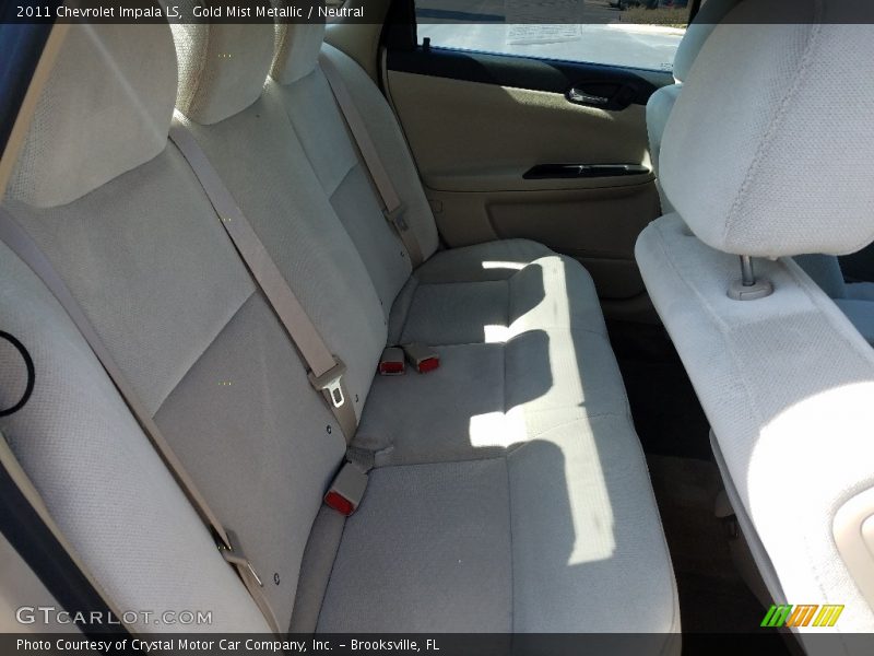 Gold Mist Metallic / Neutral 2011 Chevrolet Impala LS