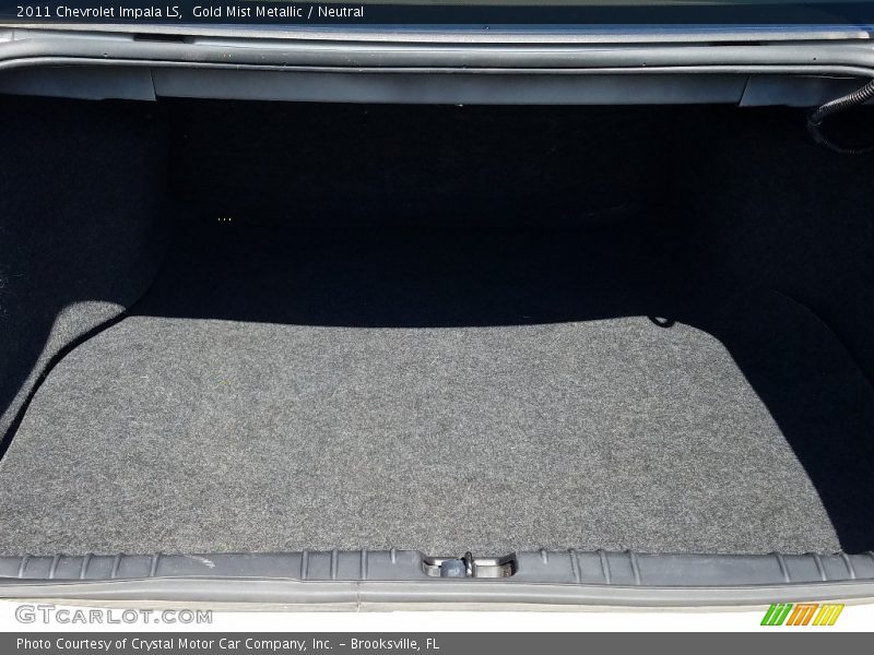 Gold Mist Metallic / Neutral 2011 Chevrolet Impala LS