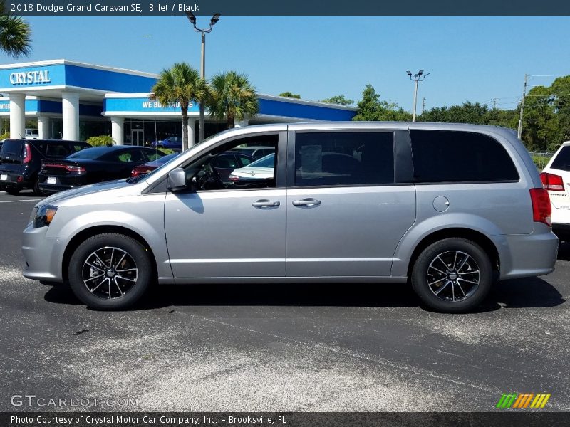 Billet / Black 2018 Dodge Grand Caravan SE