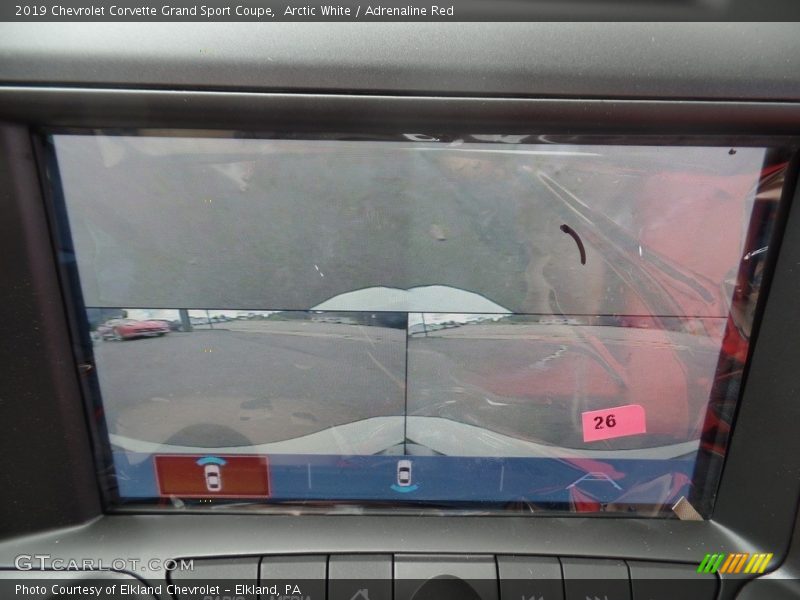 Arctic White / Adrenaline Red 2019 Chevrolet Corvette Grand Sport Coupe