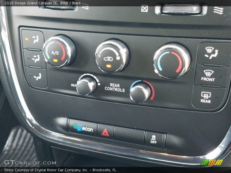 Billet / Black 2018 Dodge Grand Caravan SE