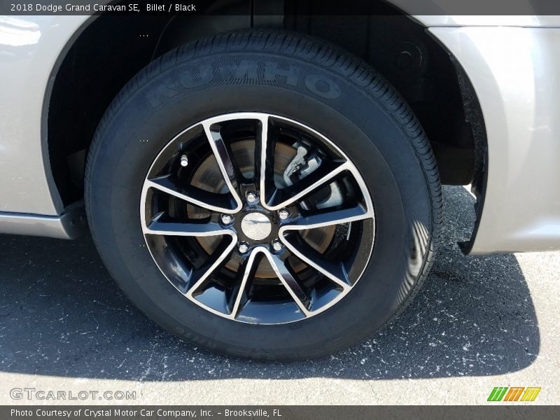 Billet / Black 2018 Dodge Grand Caravan SE