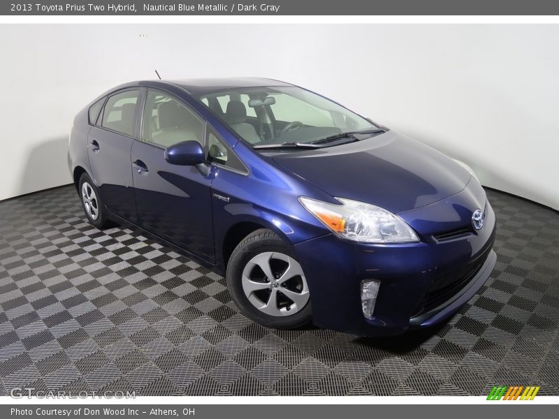 Nautical Blue Metallic / Dark Gray 2013 Toyota Prius Two Hybrid