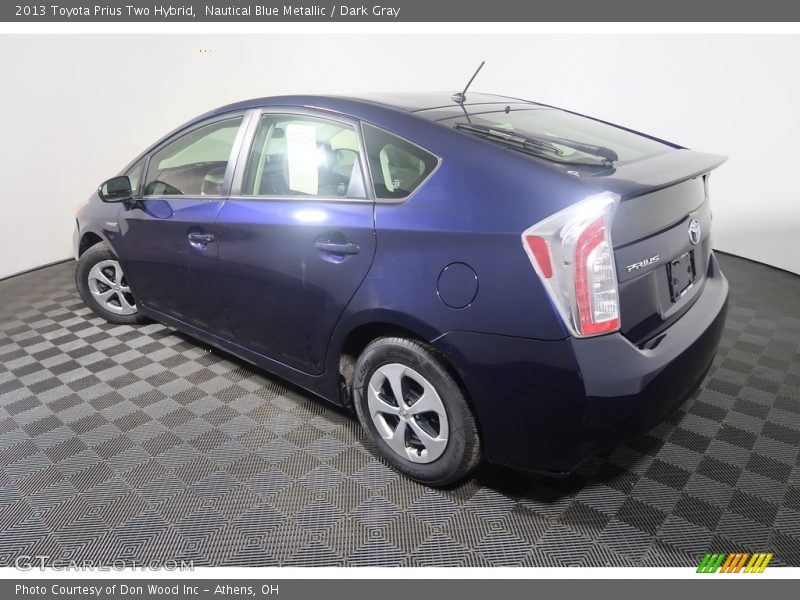 Nautical Blue Metallic / Dark Gray 2013 Toyota Prius Two Hybrid