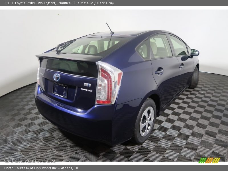 Nautical Blue Metallic / Dark Gray 2013 Toyota Prius Two Hybrid