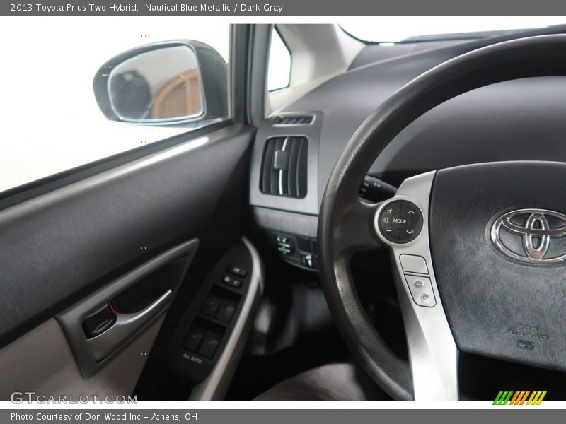 Nautical Blue Metallic / Dark Gray 2013 Toyota Prius Two Hybrid
