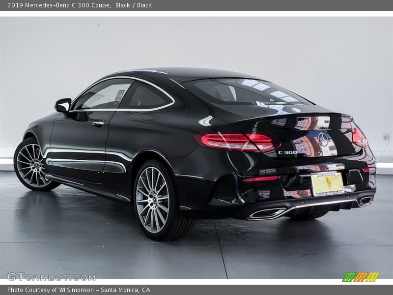 Black / Black 2019 Mercedes-Benz C 300 Coupe