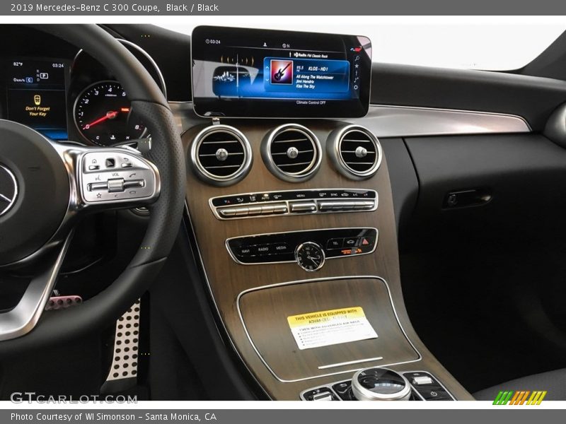 Black / Black 2019 Mercedes-Benz C 300 Coupe