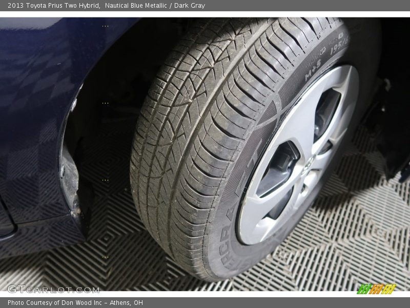Nautical Blue Metallic / Dark Gray 2013 Toyota Prius Two Hybrid