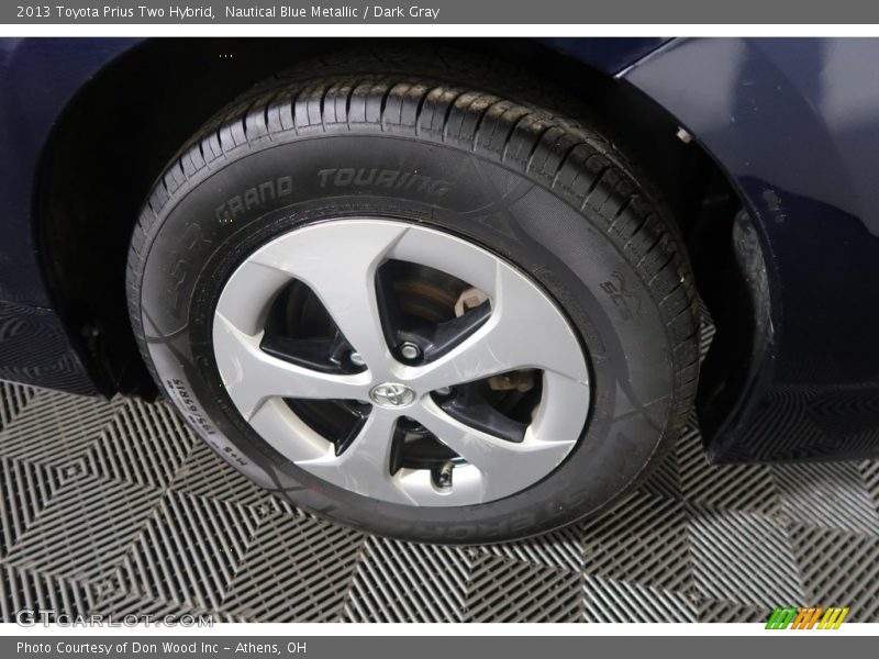 Nautical Blue Metallic / Dark Gray 2013 Toyota Prius Two Hybrid