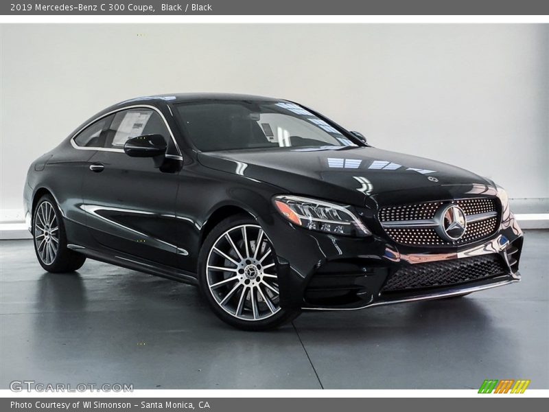 Black / Black 2019 Mercedes-Benz C 300 Coupe