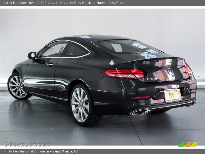 Graphite Grey Metallic / Magma Grey/Black 2019 Mercedes-Benz C 300 Coupe