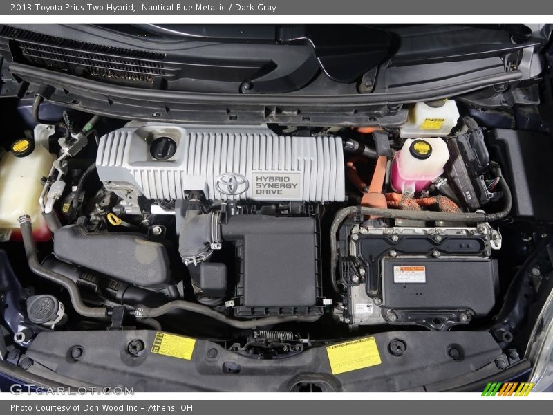 Nautical Blue Metallic / Dark Gray 2013 Toyota Prius Two Hybrid