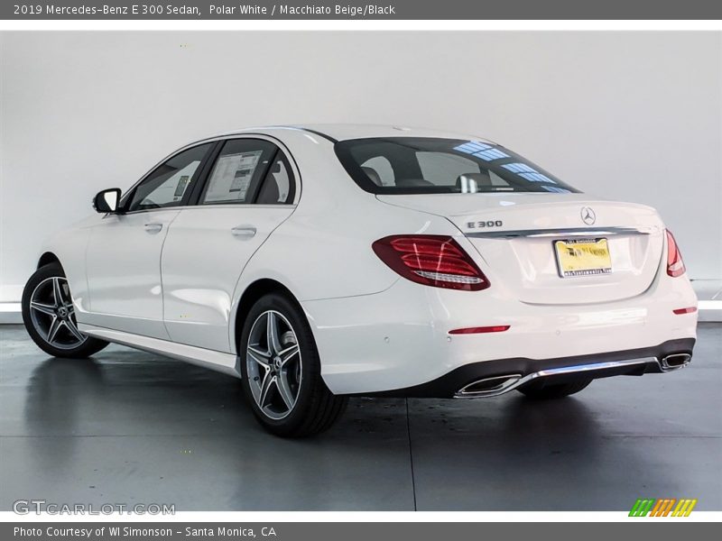 Polar White / Macchiato Beige/Black 2019 Mercedes-Benz E 300 Sedan