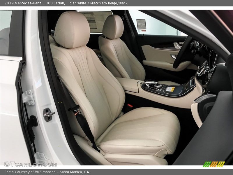 Polar White / Macchiato Beige/Black 2019 Mercedes-Benz E 300 Sedan