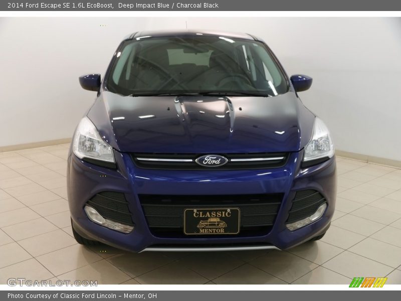 Deep Impact Blue / Charcoal Black 2014 Ford Escape SE 1.6L EcoBoost