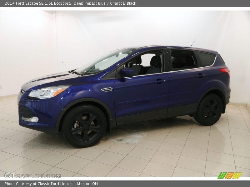 Deep Impact Blue / Charcoal Black 2014 Ford Escape SE 1.6L EcoBoost
