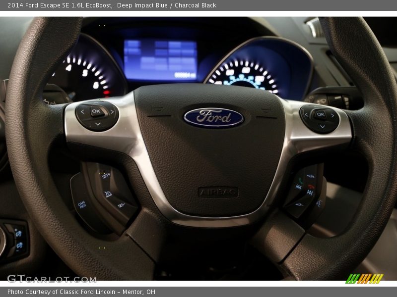 Deep Impact Blue / Charcoal Black 2014 Ford Escape SE 1.6L EcoBoost