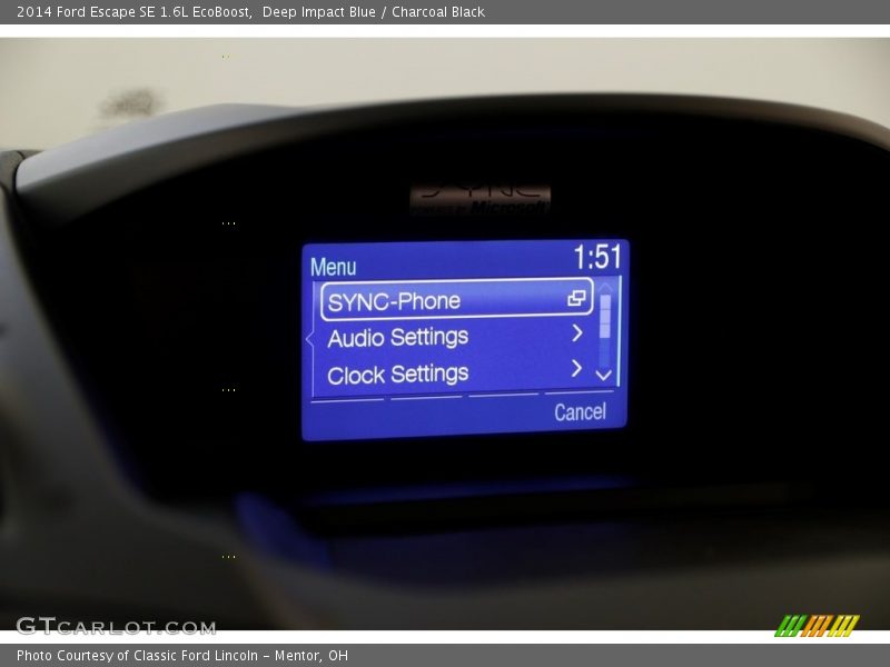 Deep Impact Blue / Charcoal Black 2014 Ford Escape SE 1.6L EcoBoost