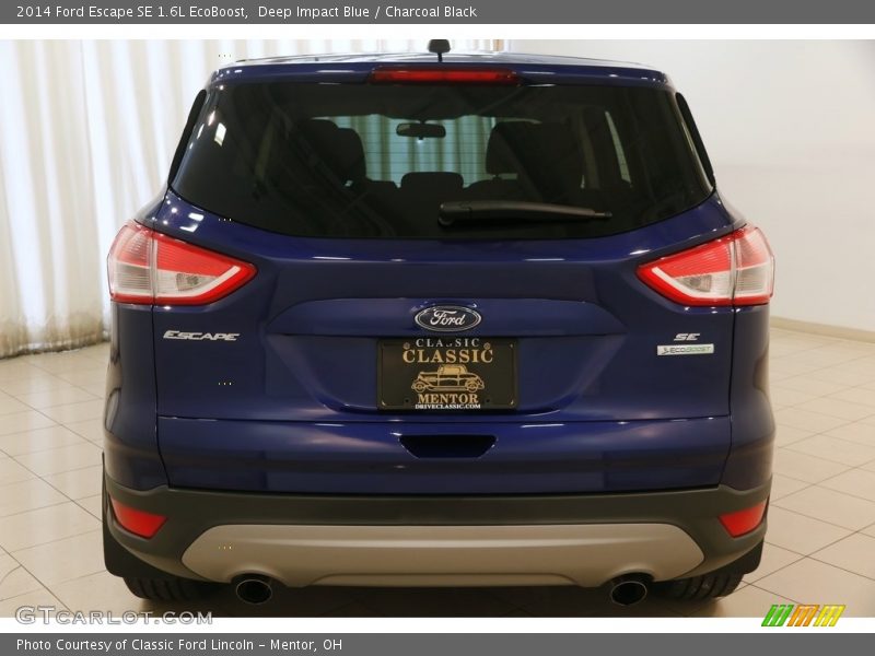 Deep Impact Blue / Charcoal Black 2014 Ford Escape SE 1.6L EcoBoost