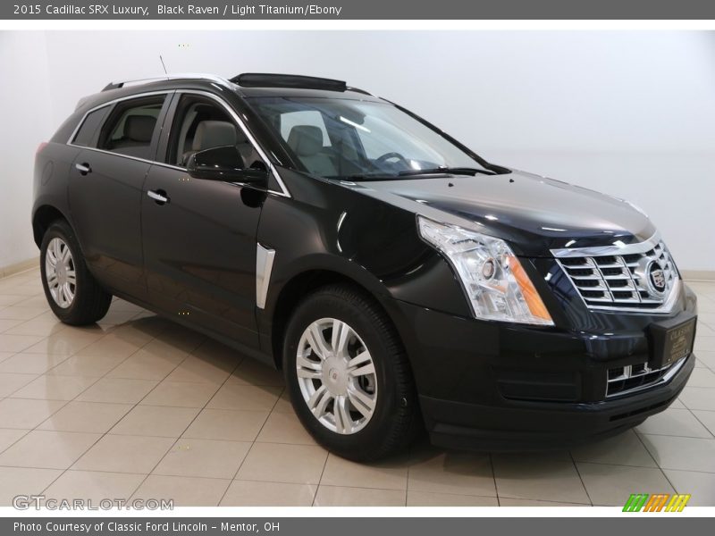 Black Raven / Light Titanium/Ebony 2015 Cadillac SRX Luxury
