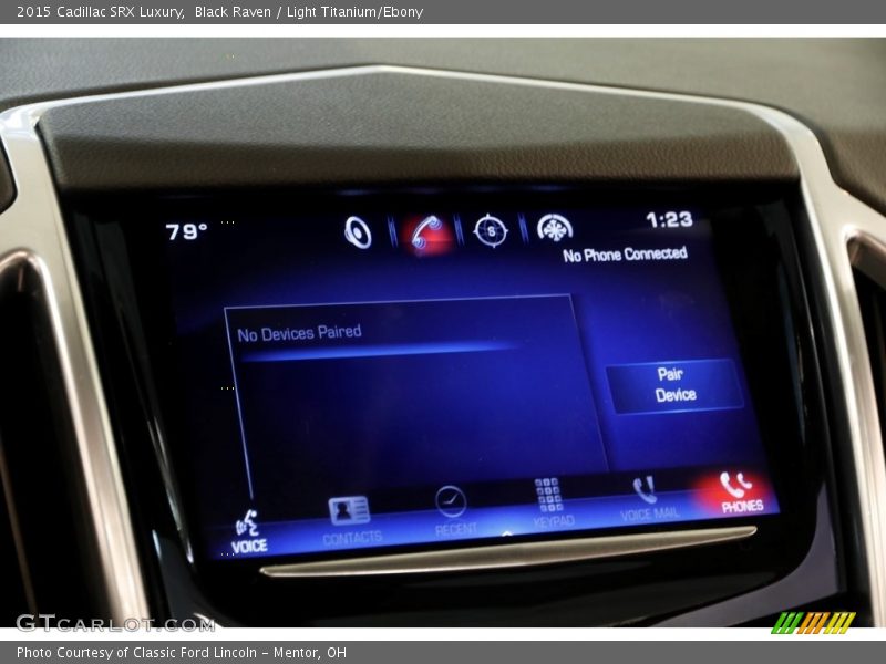 Black Raven / Light Titanium/Ebony 2015 Cadillac SRX Luxury