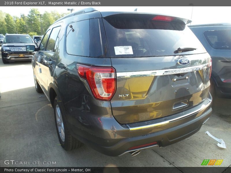 Magnetic Metallic / Ebony Black 2018 Ford Explorer XLT